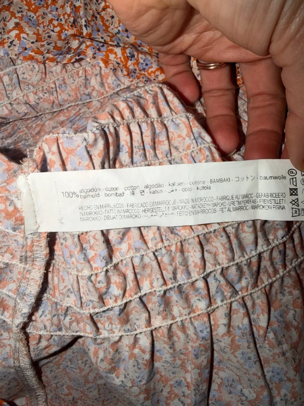 Zara smocked mini